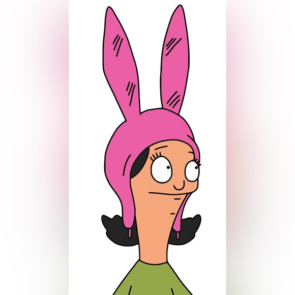 Bob's Burgers "LOUISE" 1st QUALITY ENAMEL STUD EARRINGS APPROX. 1/2" - Picture 4 of 4